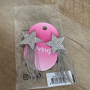8 Other Reasons Star Earrings Sliving by Paris Hilton Earrings Silver